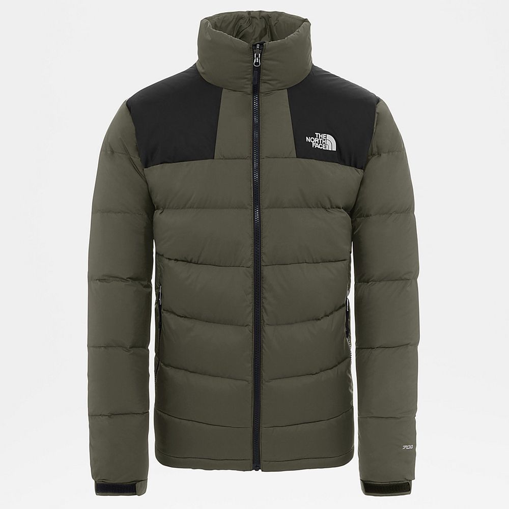 The North Face Insulated Jacket Mens Australia - The North Face Massif Green / Black (EPX-654731)